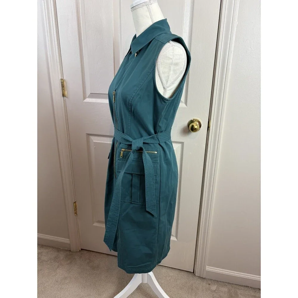 Lafayette 148 Starla Sleeveless Zip Front Dress Size 6 - 432